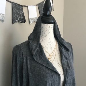 Hooded Grey Cardigan